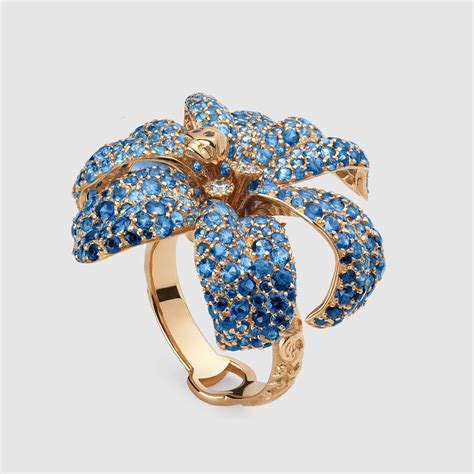 gucci ring floral|Gucci ring band.